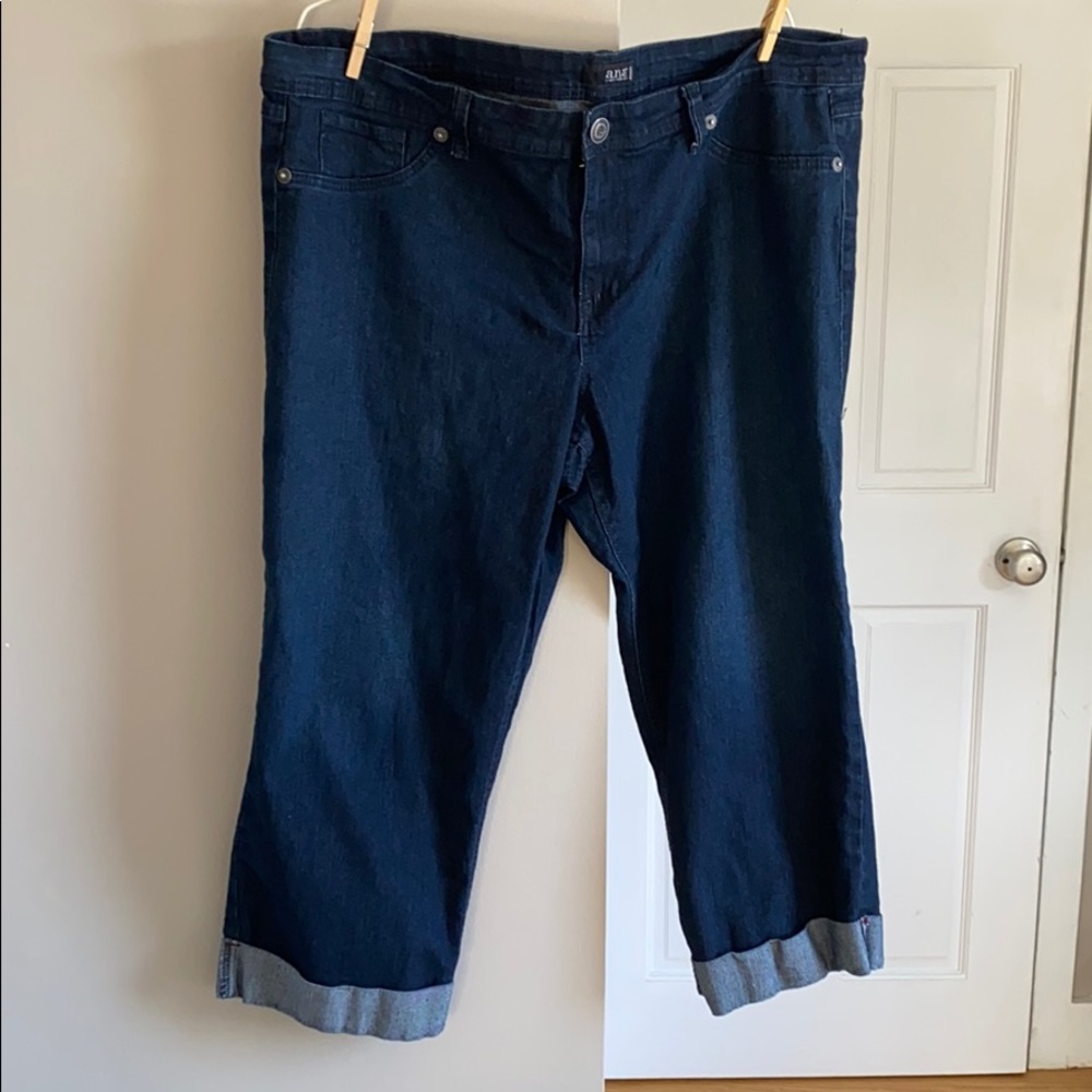 a.n.a. Woman’s Jean crop pants size 22W